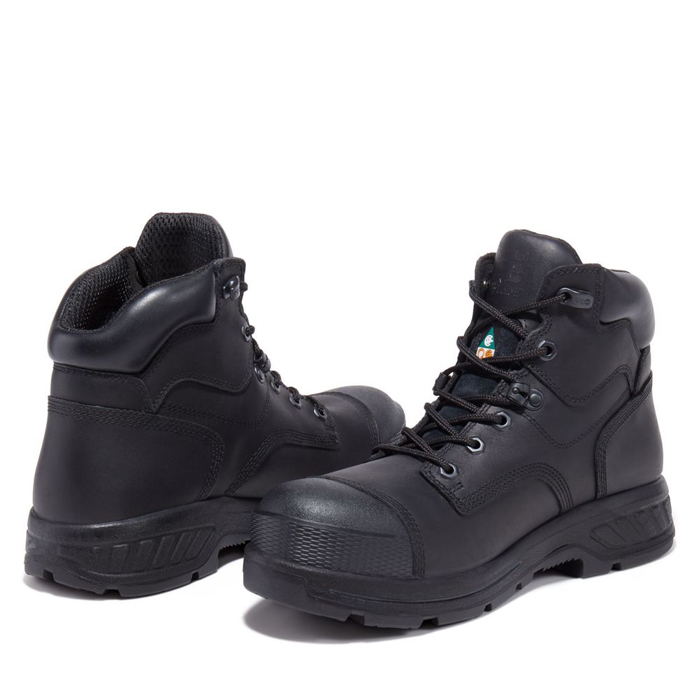 Timberland Mens Work Boots PRO® Endurance HD 6\" Comp Toe - Black - India VT1526934